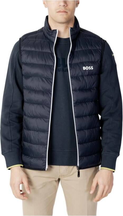 Hugo Boss Jackets Blauw Heren