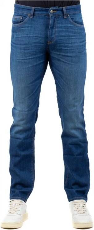 Hugo Boss Slim-fit Blu Denim Jeans Blue Heren
