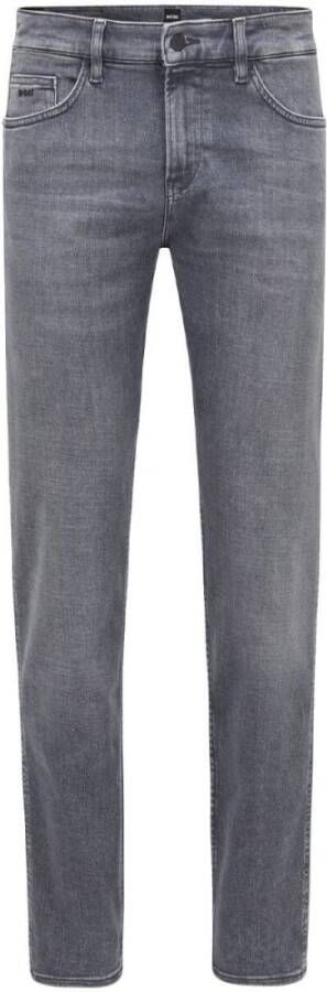 Hugo Boss Premium Slim Fit Jeans met Regular-Rise Taille Grijs Heren - Foto 7