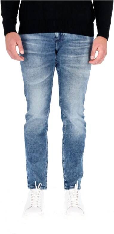 Hugo Boss Jeans regular fit a 5 tasche uomo Boss Delaware Bc-L-C 10239566 06 Blue Blauw Heren