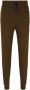 Hugo Boss Pantaloni tuta in terry di cotone con logo ricamato in cornice rossa uomo Boss 50481335 Verde Groen Heren - Thumbnail 2