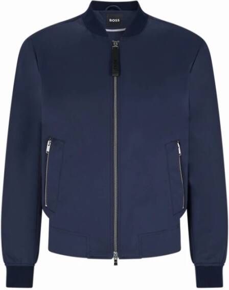 Hugo Boss Lichte jas Blauw Heren