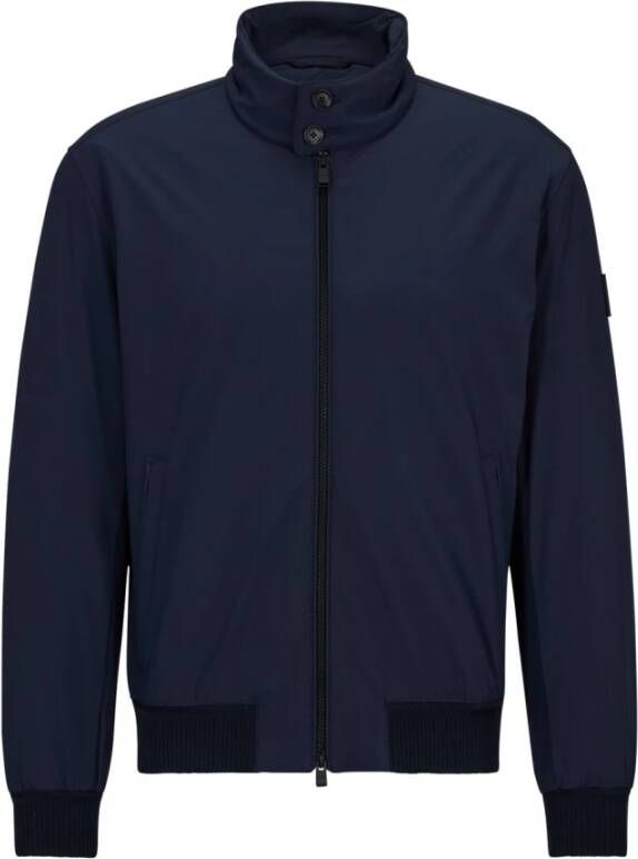 Hugo Boss Light Jackets Blauw Heren