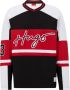 Hugo Boss Mesh Hockey Sweatshirt met Macro Signature Multicolor Heren - Thumbnail 2