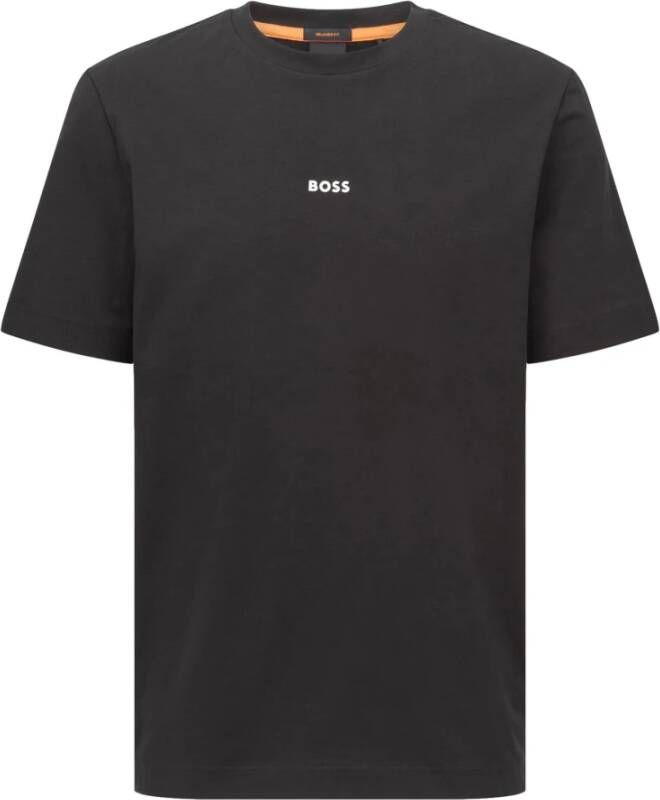 Hugo Boss Menamps t-shirt 50473278 Zwart Heren