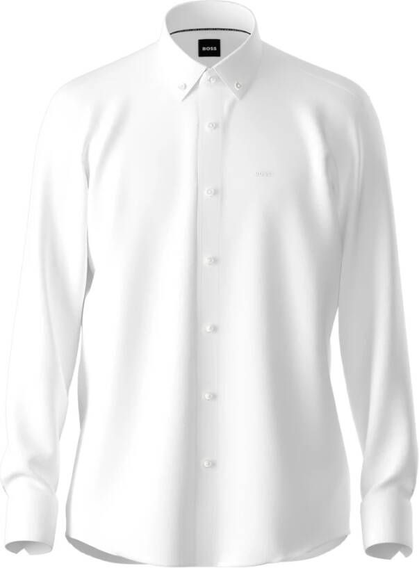 Hugo Boss Normaal Overhemd White Heren