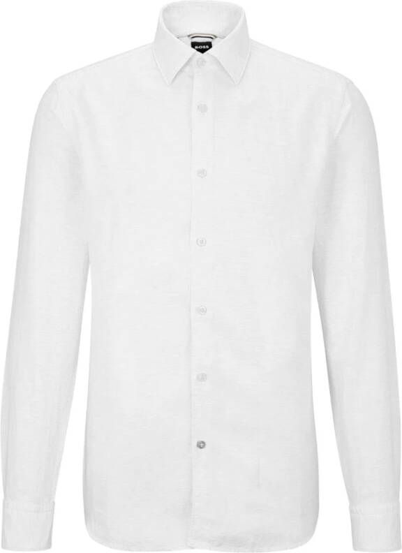 Hugo Boss Normaal Overhemd White Heren