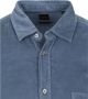Hugo Boss casual overhemd Relegant wijde fit blauw effen katoen - Thumbnail 2