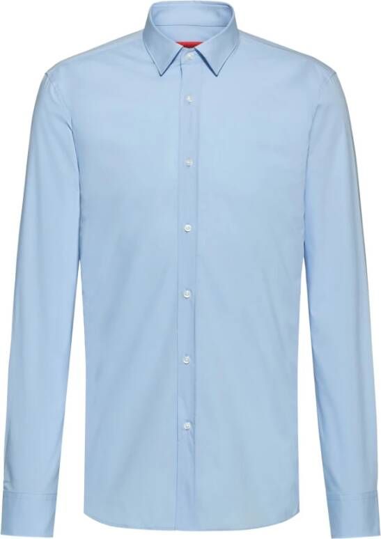 Hugo Boss Normaal shirt Blauw Heren