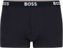 Boss Boxershort Trunk 3P met in kleur bijpassende weefband (3 stuks) - Thumbnail 3