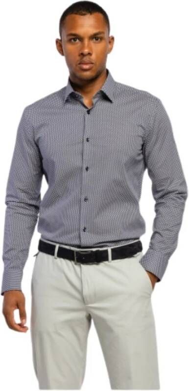 Hugo Boss Overhemd Blauw Heren