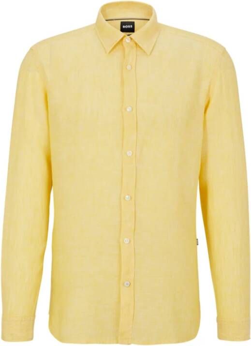 Hugo Boss Overhemd Yellow Heren