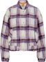 Hugo Boss Oversized Geruite Jas met Elastische Manchetten Meerkleurig Dames - Thumbnail 1