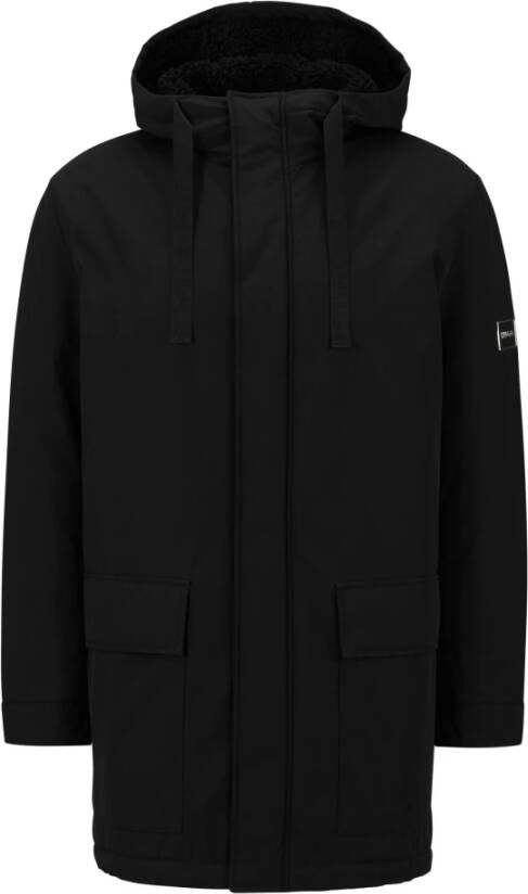 Hugo Boss Parka Zwart Heren