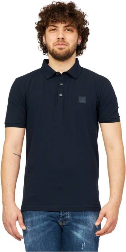 Boss Orange Slim fit poloshirt met labelpatch model 'Passenger' - Foto 6