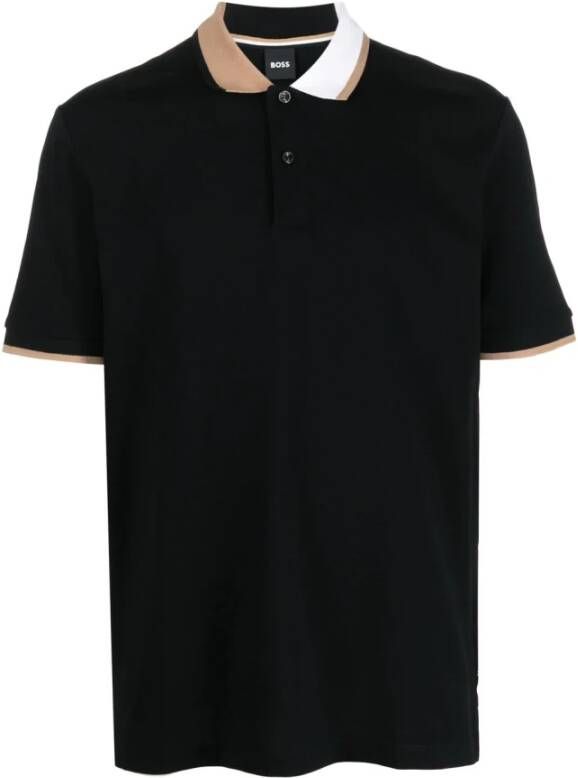 Boss Stijlvolle Polo Shirt voor Mannen Black Heren
