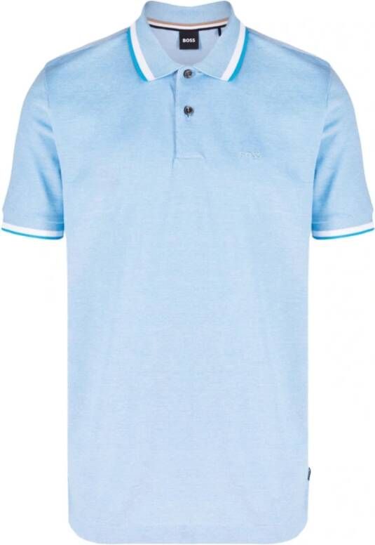 Hugo Boss Polo Shirts Blauw Heren
