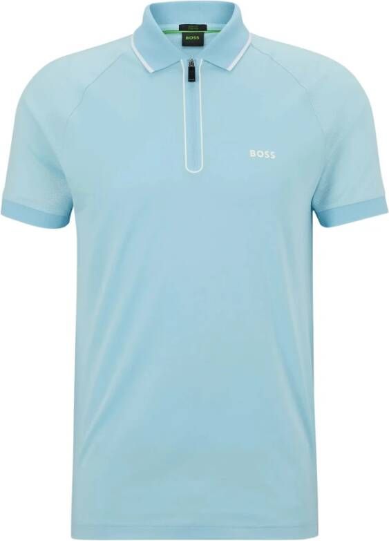Hugo Boss Polo Shirts Blauw Heren