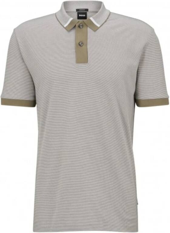 Hugo Boss Polo Shirts Groen Heren