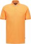 Boss Orange pallas organic cotton polo shirt pique Oranje Heren - Thumbnail 1