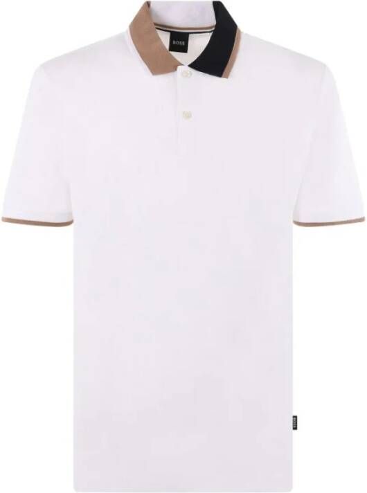 Hugo Boss Polo Shirts Wit Heren