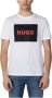 HUGO T-shirt met labelprint model 'DULIVE222' - Thumbnail 2