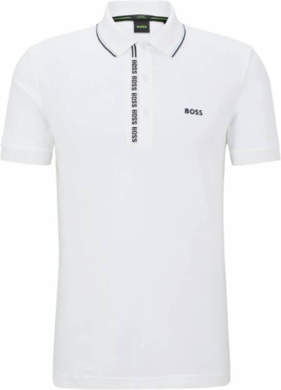 Hugo Boss Polo Shirts Wit Heren
