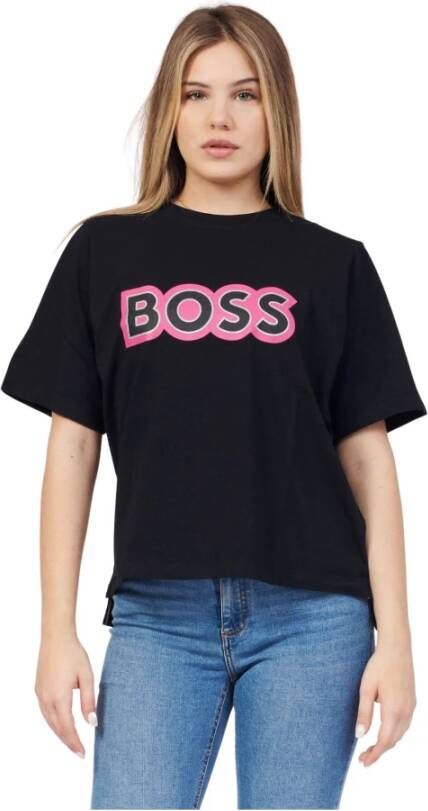 Hugo Boss Polo Shirts Zwart Dames
