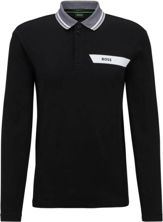 Hugo Boss Zwarte T-shirts en Polos met Onberispelijke Stijl Black Heren