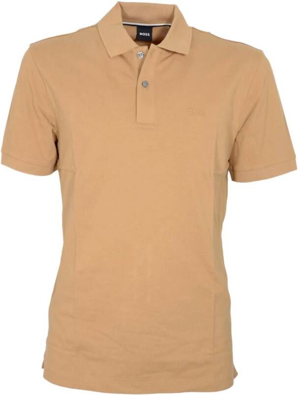 Hugo Boss Bruine poloshirt met korte mouwen Brown Heren - Foto 5
