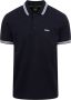 Hugo Boss Heren Polo met Details en Contrast Logo Model 50469055 Paddy Donkerblauwe Kleur Blue Heren - Thumbnail 3