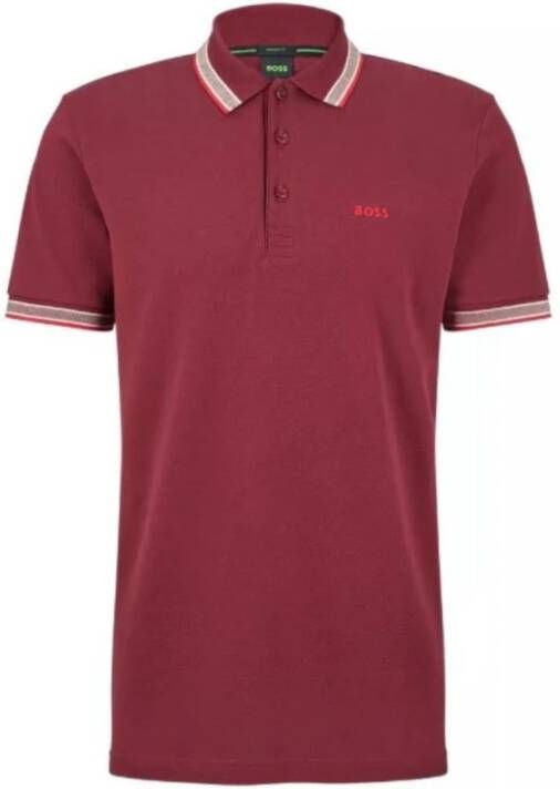 Hugo Boss Poloshirt Rood Heren