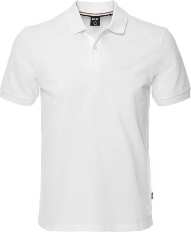 Hugo Boss Witte Pallas Pique Sportieve Poloshirt White Heren - Foto 13