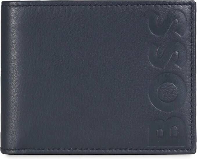 Hugo Boss Portemonnee kaarthouder Blauw Heren