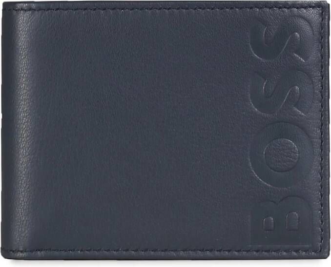 Hugo Boss Portemonnee kaarthouder Blauw Heren