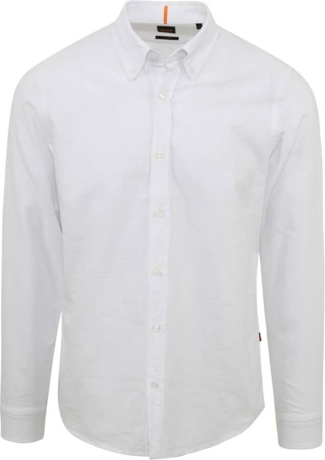 Boss Orange Regular fit vrijetijdsoverhemd met button-downkraag model 'Rickert - Foto 4