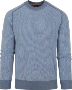 BOSS Casualwear Gebreide pullover met structuurmotief model 'AKOPAK'