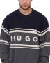 Hugo Boss Round-neck Knitwear Zwart Heren - Thumbnail 1