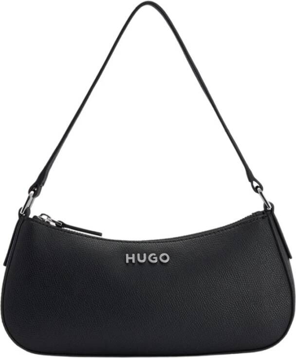 HUGO Hobo bags Chris SM Hobo R. 10246409 01 in zwart
