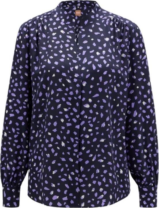 Hugo Boss Shirt Blauw Dames