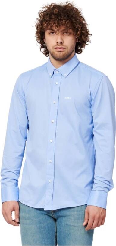 Hugo Boss Shirt Blauw Heren