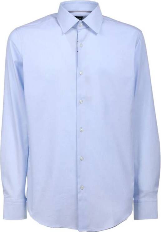Hugo Boss Klassieke overhemden Blue Heren