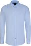 Boss Slank fit shirt gemaakt van ijzerlichtelastische katoenen popeline Blauw Heren - Thumbnail 3