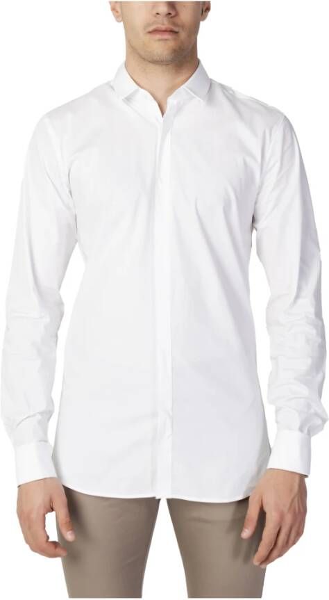 Hugo Boss Klassiek Wit Overhemd White Heren