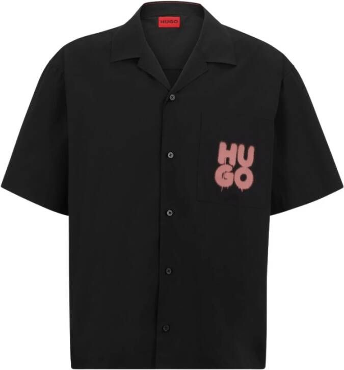HUGO Vrijetijdsoverhemd met 1 2-mouwen model 'Egeno'