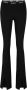 Hugo Boss Wijde Broek met Logo Print Black Dames - Thumbnail 1