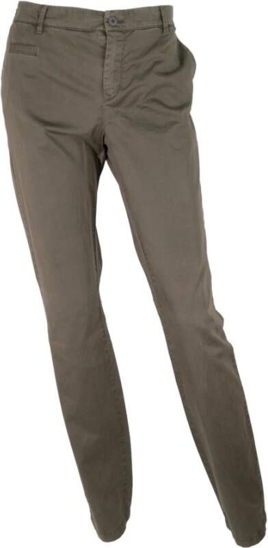 Hugo Boss Slim Fit Militaire Stijl Broek Brown Heren