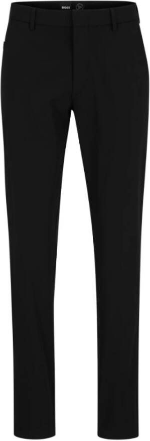 Hugo Boss Slim-fit Trousers Zwart Heren