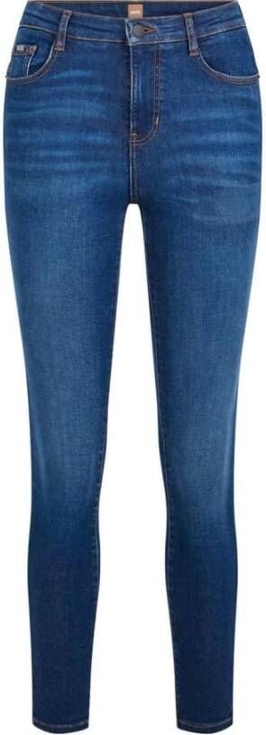 Hugo Boss Slimfit-jeans Blauw Dames