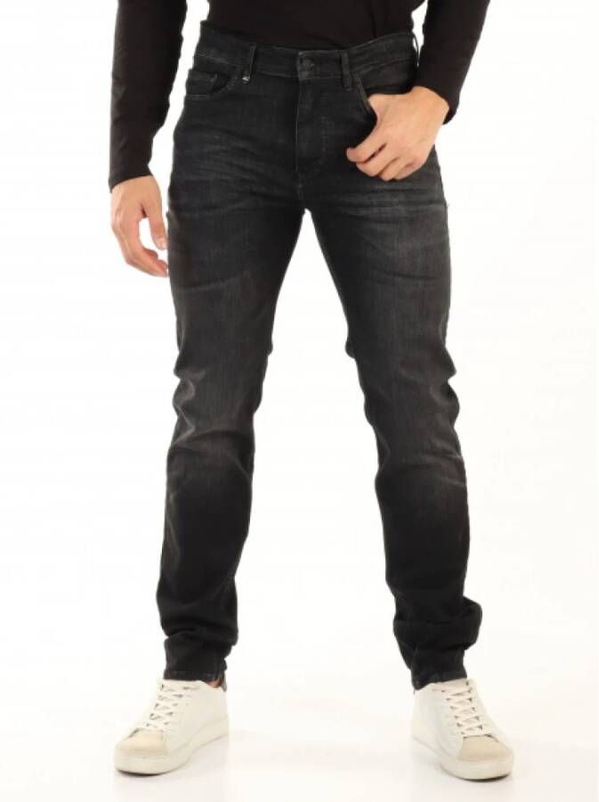 Hugo Boss Slim-fit Jeans Zwart Heren